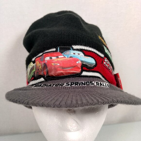 Disney Pixar Cars Beanie Hat Knit Cap Kids 4-16 Radiator Springs Rally Movie - Picture 8 of 16